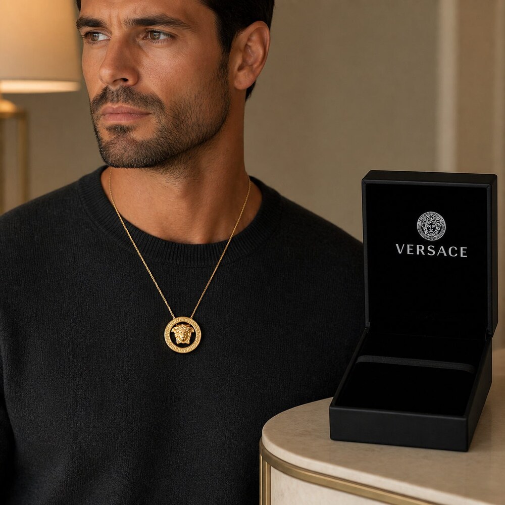 Versace Bold Statement Necklace Style 1 | New with Box - Picture 9 of 9